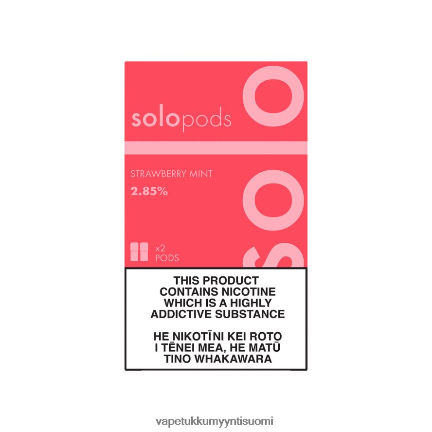 Vape Juice Bottles Wholesale - Solo vaihtokotelo 2 kpl mansikka minttu R00B4D60