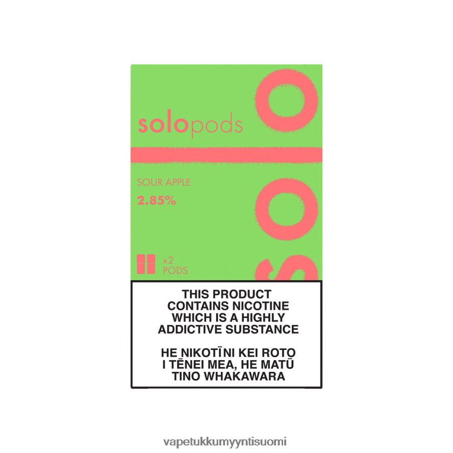 Vape Wholesale Online - Solo vaihtokotelo 2 kpl hapan omena R00B4D58