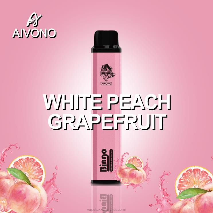 Vape Wholesale Online - Aivono AIM BINGO 4000 valkoinen persikka greippi 2R4J2134