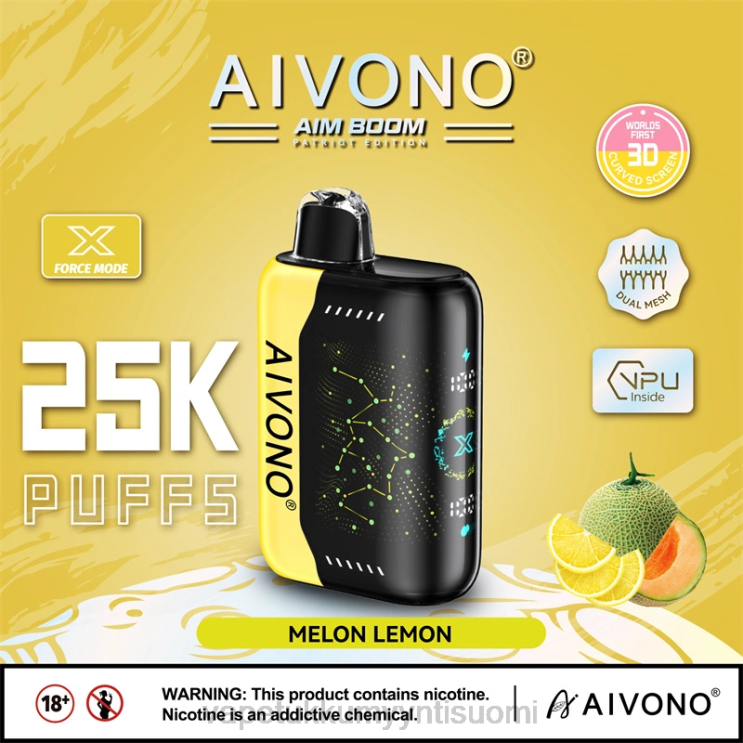 E Liquid Wholesale - Aivono AIM BOOM 25 000 meloni sitruuna 2R4J2348
