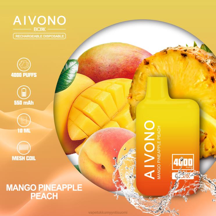 Vape Coil Wholesale - Aivono AIM BOXX 4000 mango ananas persikka 2R4J2219