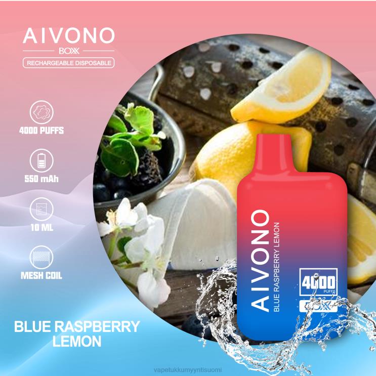 Vape Juice Wholesale - Aivono AIM BOXX 4000 sininen vadelma sitruuna 2R4J2217