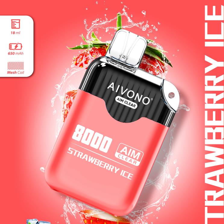 Elux Vape Juice Wholesale - Aivono AIM CLEAR 8000 mansikka jäätä 2R4J2205