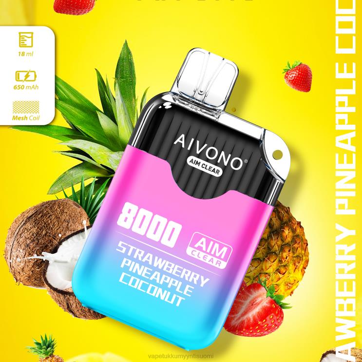 mansikka ananas kookos