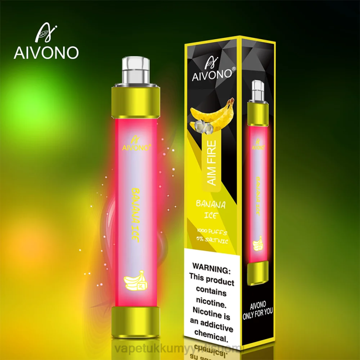Vape Wholesale Online - Aivono AIM FIRE 1000 banaani jäätä 2R4J2324