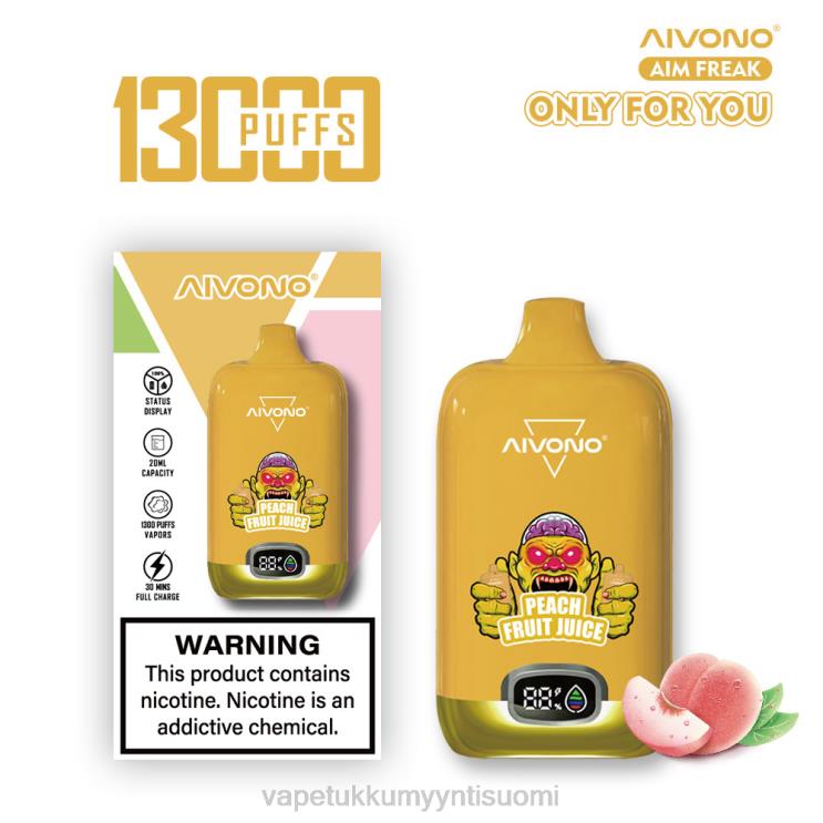 Elux Vape Juice Wholesale - Aivono AIM FREAK 13 000 persikka hedelmämehu 2R4J2245