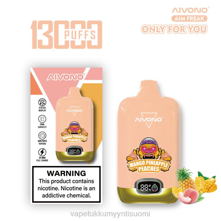 Höyrystää Vape - Aivono AIM FREAK 13 000 mango-ananaspersikat 2R4J2250