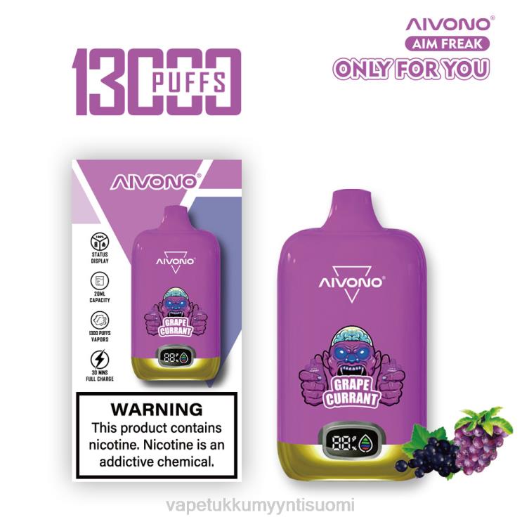 Vape Wholesale Suomi - Aivono AIM FREAK 13 000 rypäleherukka 2R4J2251