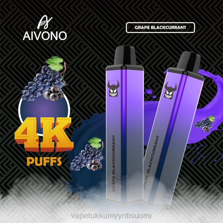 Vape Coil Wholesale - Aivono AIM FREAK 4000 rypäle mustaherukka 2R4J2259