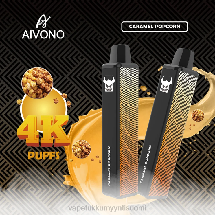 Vape Wholesale Suomi - Aivono AIM FREAK 4000 karamelli popcornia 2R4J2261