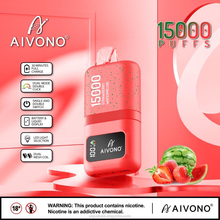 E Liquid Wholesale - Aivono AIM magic 15 000 mansikka vesimeloni 2R4J258