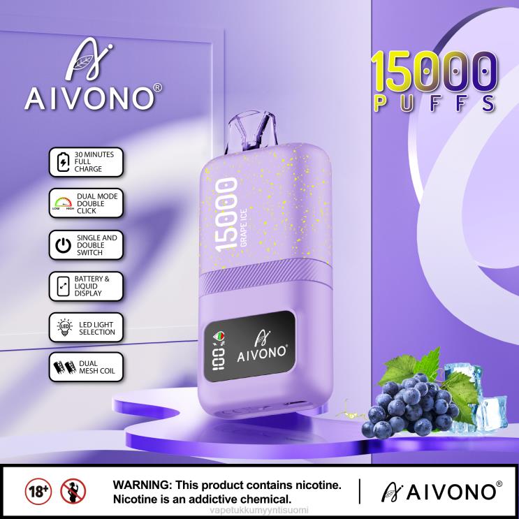 Höyrystää Vape - Aivono AIM magic 15 000 rypäleen jäätä 2R4J260