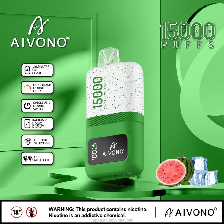 Höyrystää Vape - Aivono AIM magic 15 000 vesimeloni jäätä 2R4J270