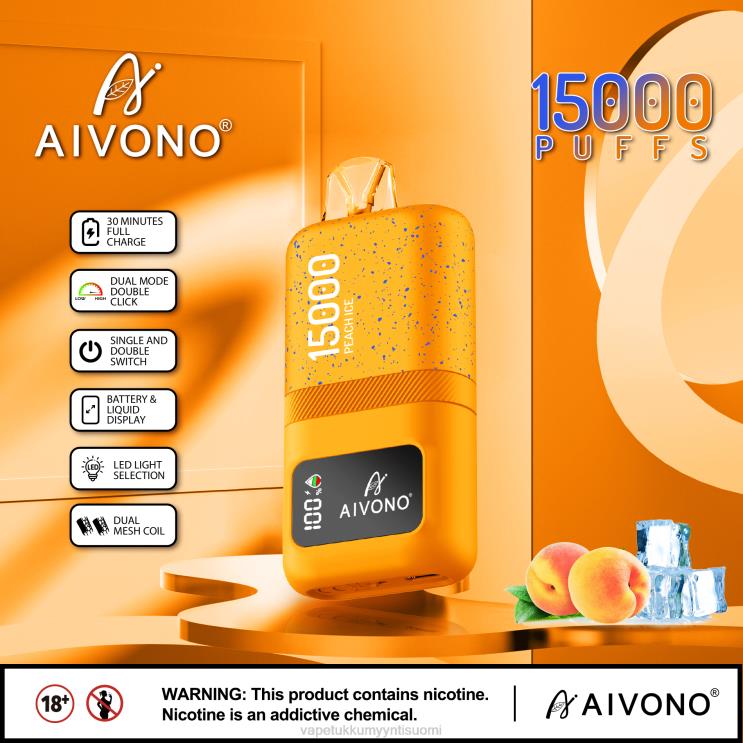 Vape Coil Wholesale - Aivono AIM magic 15 000 persikkajäätä 2R4J259