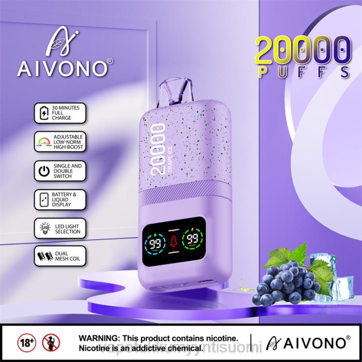 Vape Juice Bottles Wholesale - Aivono AIM magic 20 000 rypäleen jäätä 2R4J286