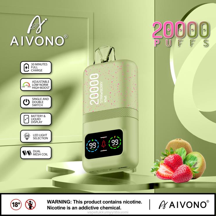 Vape Wholesale Suomi - Aivono AIM magic 20 000 mansikka kiivi 2R4J281