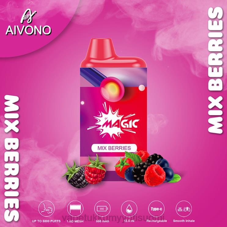 Höyrystää Vape - Aivono AIM MAGIC 5800 mouth box savuke sekoita marjoja 2R4J2100
