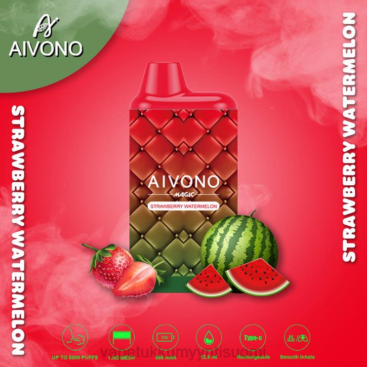 Vape Coil Wholesale - Aivono AIM MAGIC 5800 mouth box savuke mansikka vesimeloni 2R4J299