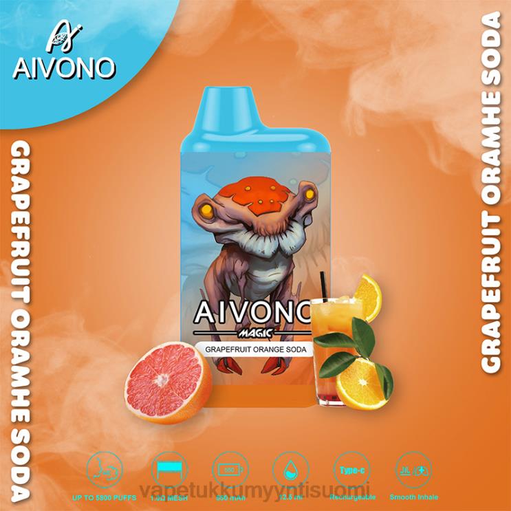 Vape Wholesale Suomi - Aivono AIM MAGIC 5800 mouth box savuke greippi appelsiini sooda 2R4J2101