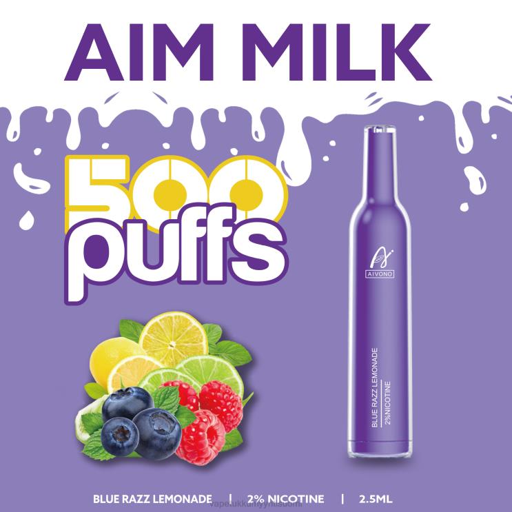 Vape Wholesale Online - Aivono AIM MILK 500 sininen razz-limonadi 2R4J2264
