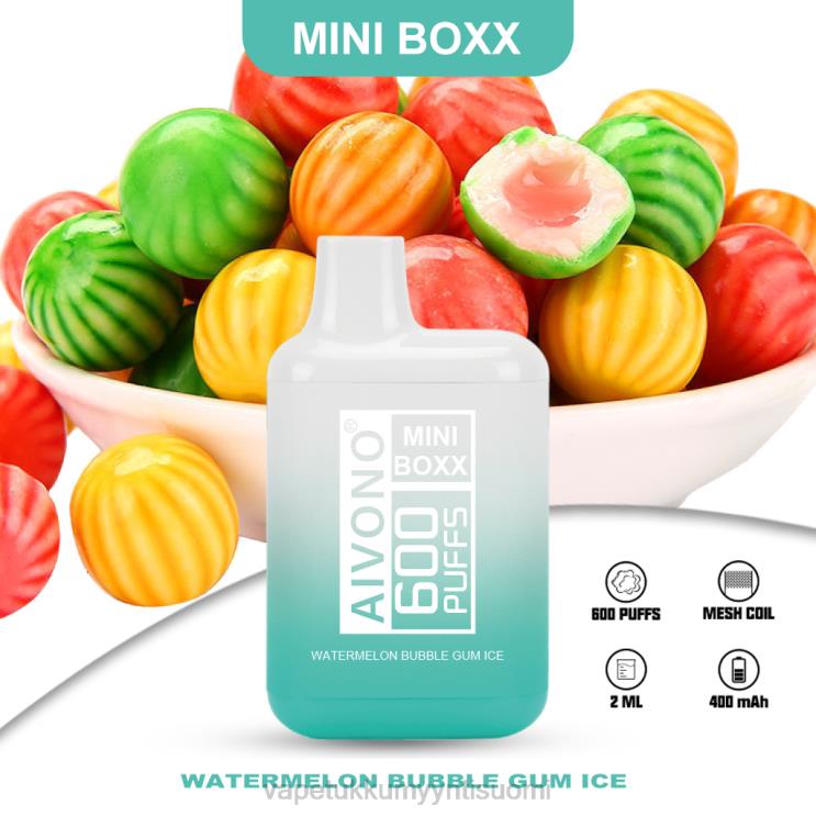 Elux Vape Juice Wholesale - Aivono AIM MINI BOXX 600 vesimeloni purukumijäätä 2R4J2235