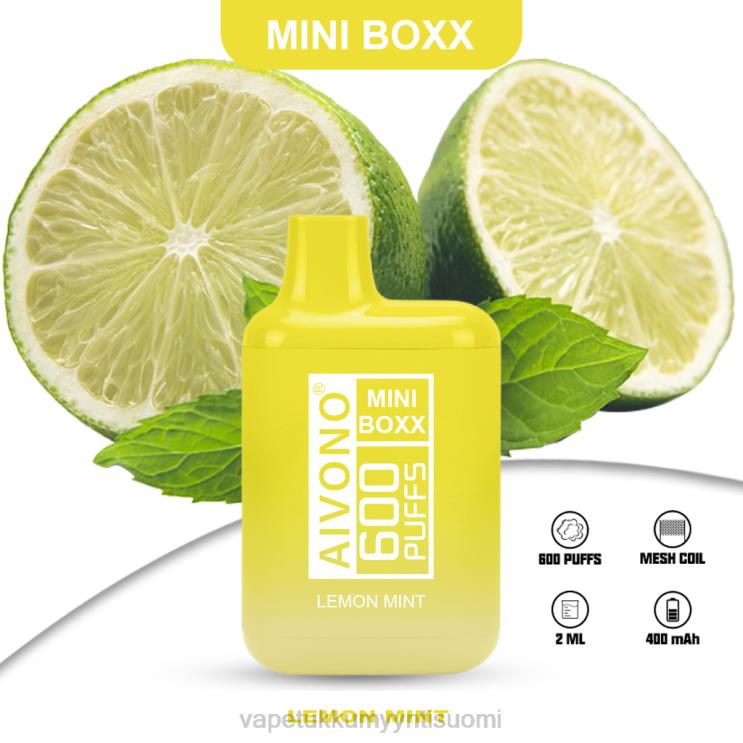 Vape Wholesale Helsinki - Aivono AIM MINI BOXX 600 sitruuna minttu 2R4J2233