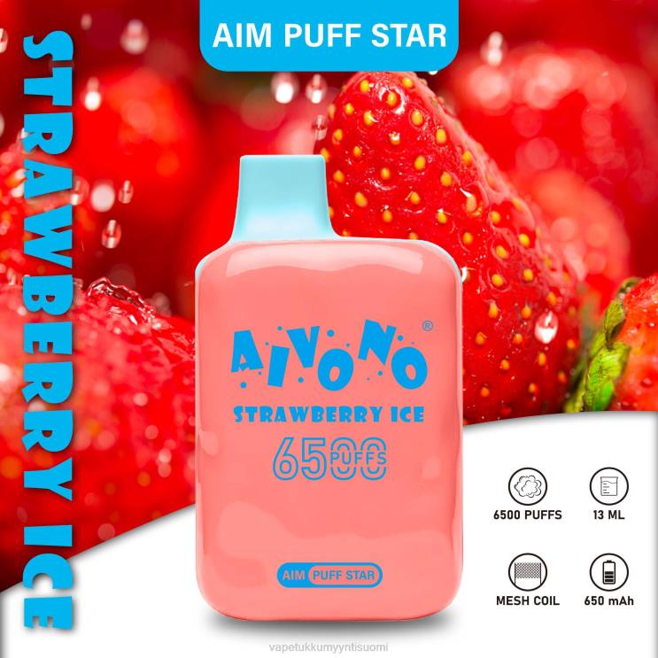 E Liquid Wholesale - Aivono AIM PUFF STAR 6500 mansikka jäätä 2R4J2288