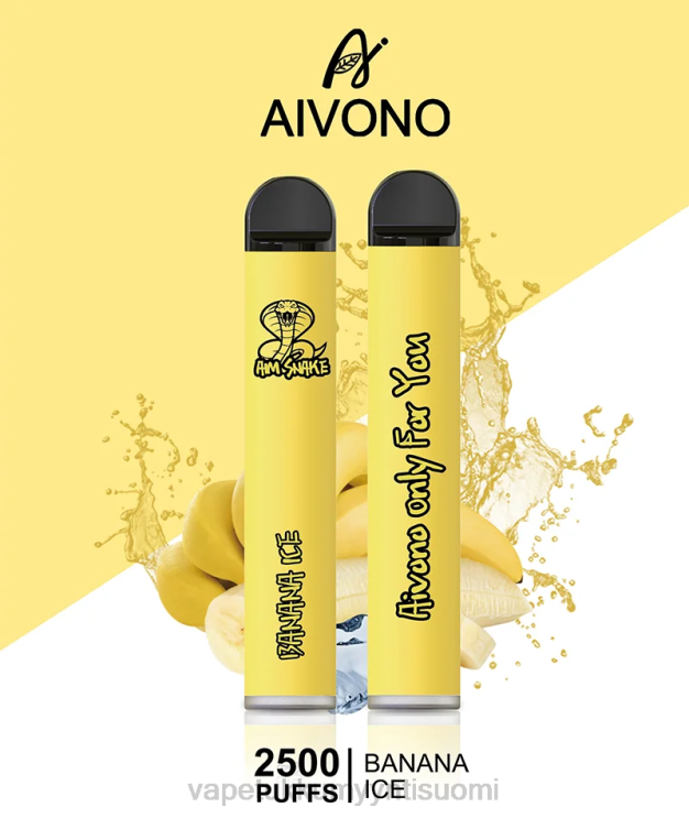 E Liquid Wholesale - Aivono AIM SNAKE 2500 banaani jäätä 2R4J2298