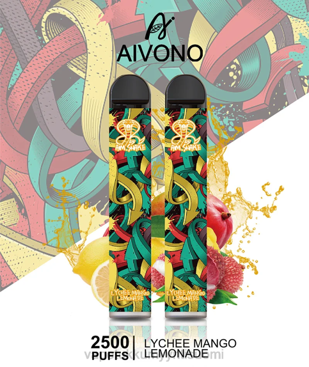 E Liquid Wholesale - Aivono AIM SNAKE 2500 litsi mango limonadi 2R4J2308