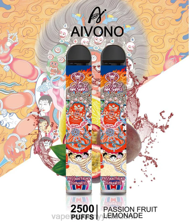 Elux Vape Juice Wholesale - Aivono AIM SNAKE 2500 passionhedelmälimonadi 2R4J2315