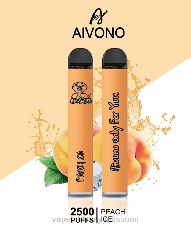 Vape Juice Bottles Wholesale - Aivono AIM SNAKE 2500 persikkajäätä 2R4J2316