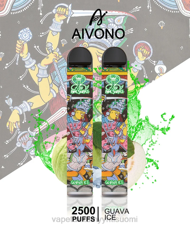 Vape Juice Wholesale - Aivono AIM SNAKE 2500 guava jäätä 2R4J2307