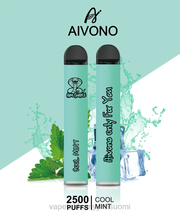 Vape Tukkumyynti Suomi - Aivono AIM SNAKE 2500 viileä minttu 2R4J2302