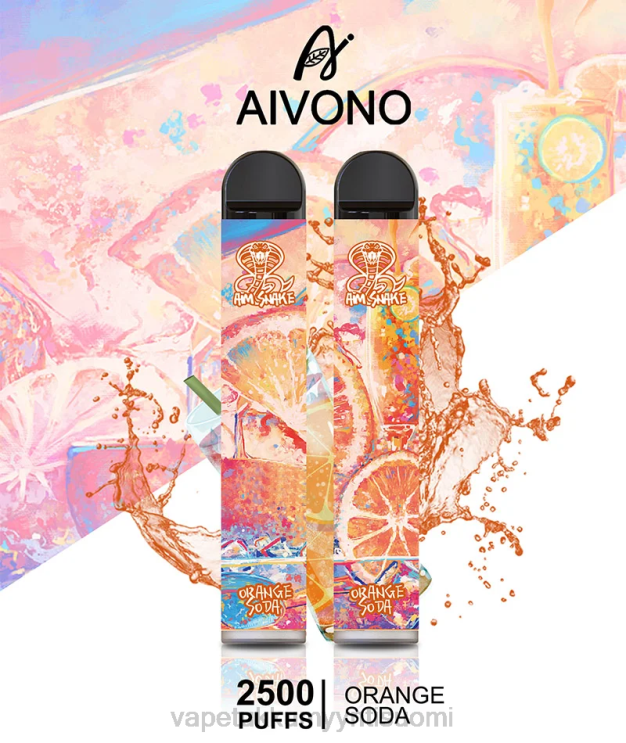Vape Wholesale Online - Aivono AIM SNAKE 2500 appelsiinilimsa 2R4J2314