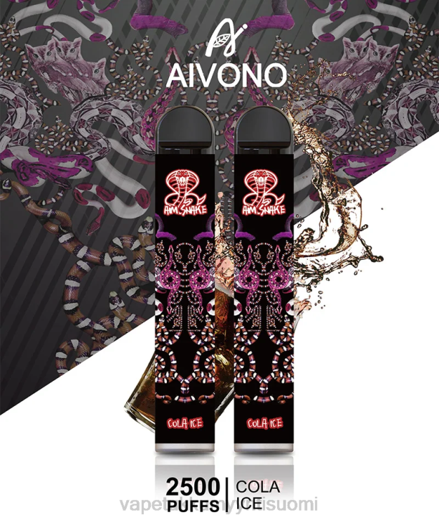 Vape Wholesale Suomi - Aivono AIM SNAKE 2500 cola jäätä 2R4J2301