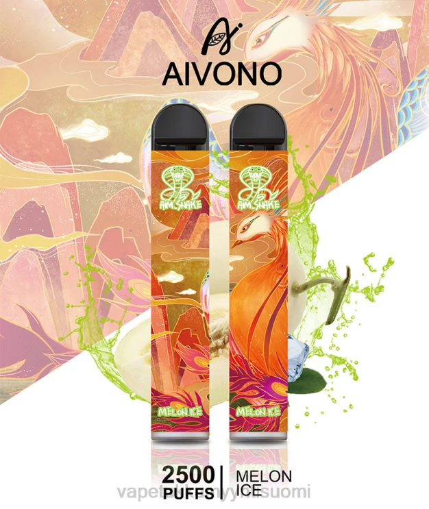 Vape Wholesale Suomi - Aivono AIM SNAKE 2500 meloni jäätä 2R4J2311