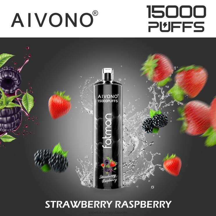 Elux Vape Juice Wholesale - Aivono FATMAN 15 000 mansikka vadelma 2R4J215