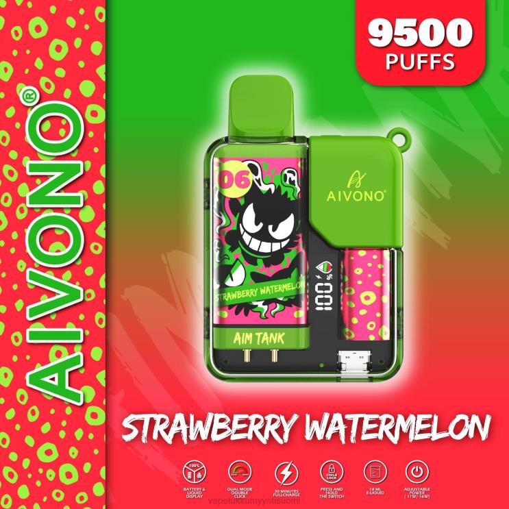 Vape Juice Bottles Wholesale - Aivono AIM TANK 9500 mansikka vesimeloni 2R4J246