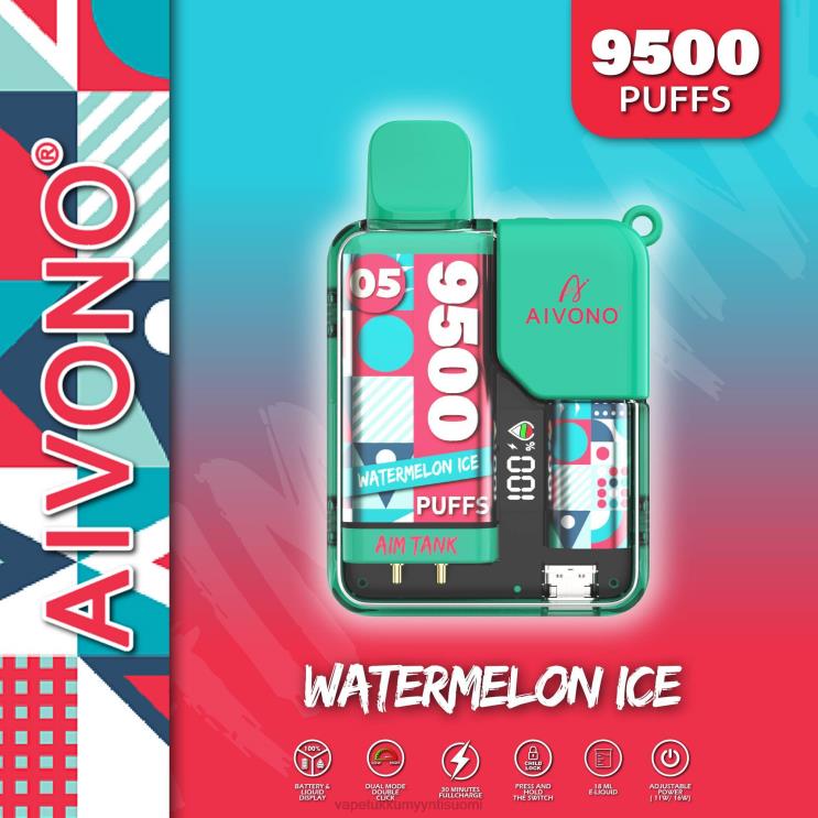 Vape Juice Wholesale - Aivono AIM TANK 9500 vesimeloni jäätä 2R4J237
