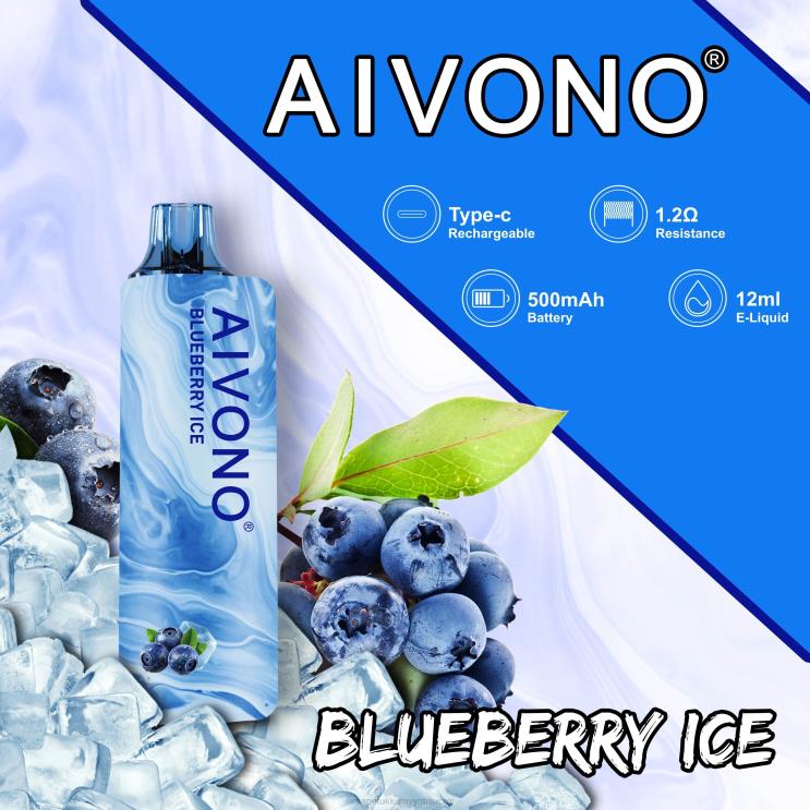 Vape Wholesale Online - Aivono AIM GUN 7000 mustikka jäätä 2R4J2104