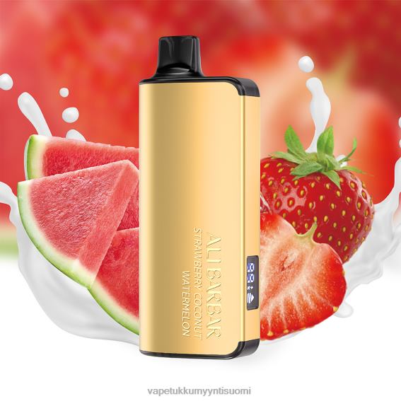 Vape Wholesale Online - Alibarbar Ingot 9000 kertakäyttöinen vape mansikka kookos vesimeloni 6DJ0624