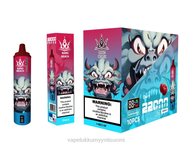 Bang Beach 22000 puhalluksen älynäyttö kirsikka Vape Juice Wholesale - 28NT17