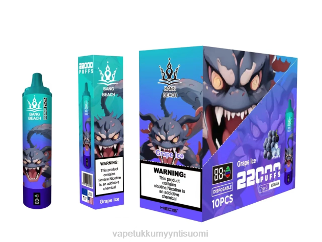 Bang Beach 22000 puhalluksen älynäyttö rypäleen jäätä Vape Coil Wholesale - 28NT19