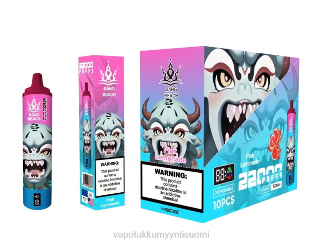 Bang Beach 22000 puhalluksen älynäyttö vaaleanpunainen limonadi Elux Vape Juice Wholesale - 28NT15
