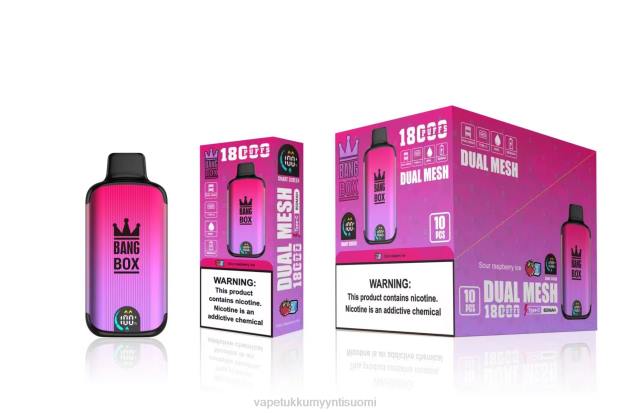 Bang Box 18 000 suihketta hapan vadelmajää Höyrystää Vape - 28NT98