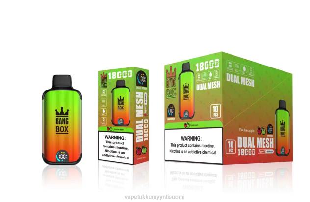 Bang Box 18 000 suihketta kaksinkertainen omena Elux Vape Juice Wholesale - 28NT93