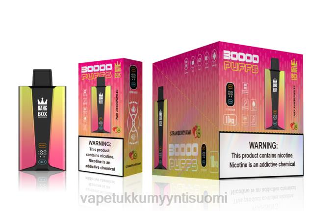 Bang Box 30 000 puhalluksen älynäyttö mansikka kiivi Vape Juice Bottles Wholesale - 28NT74