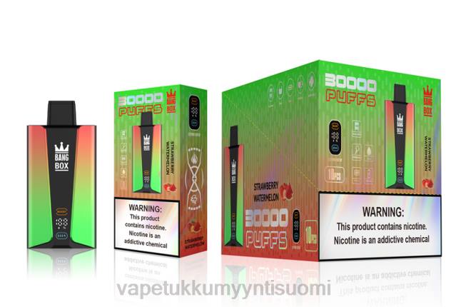 Bang Box 30 000 puhalluksen älynäyttö mansikka vesimeloni Vape Juice Wholesale - 28NT75