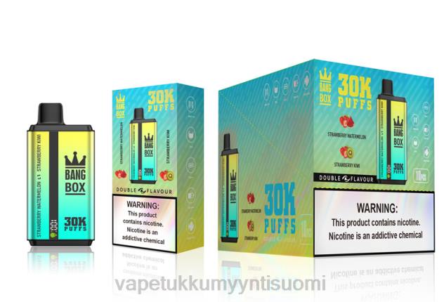 Bang Box 30 000 tuulahdusta kaksinkertaista makua mansikka vesimeloni & mansikka kiivi Vape Juice Bottles Wholesale - 28NT64