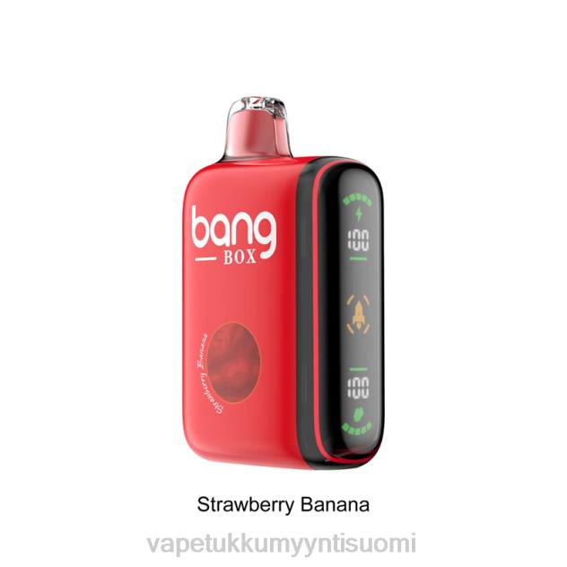 Bang Box 9000-18000 puhalluksen älykäs tehonäyttö mansikka banaani Elux Vape Juice Wholesale - 28NT25